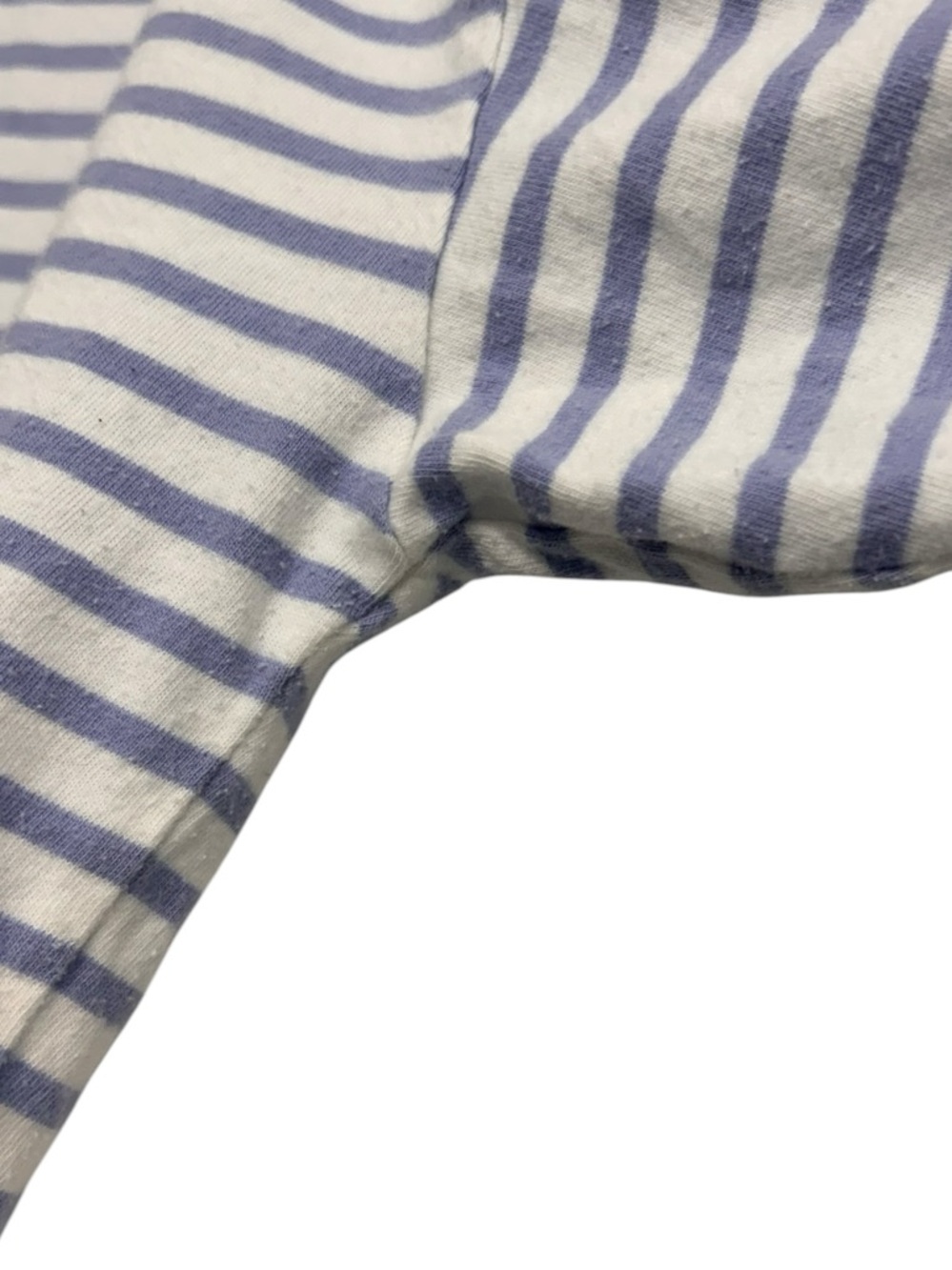 AYR The French Fry Shirt Striped Size Large Periwinkle Blue 100% Cotton - Picture 7 of 14